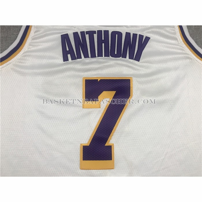 Maillot Los Angeles Lakers Carmelo Anthony NO 7 Association 2021 Blanc